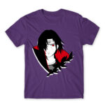 Itachi Uchiha: Naruto Dark Purple Men's Tee for Anime, Naruto