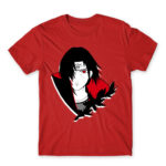 Itachi Uchiha: Naruto Red Men's T-shirt for Anime, Naruto