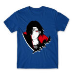 Itachi Uchiha: Naruto Royal Blue Men's Tee for Anime, Naruto