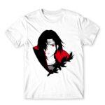 Itachi Uchiha: Naruto White Men's T-shirt for Anime, Naruto