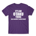 It’s an Otaku thing Dark Purple Men's T-shirt for Anime, Otaku