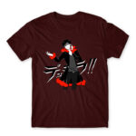 Izaya – Durarara!! Burgundy Men's T-shirt for Anime, Durarara