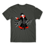 Izaya – Durarara!! Dark Grey Men's Tee for Anime, Durarara