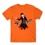 Izaya – Durarara!! Orange Men's T-shirt for Anime, Durarara