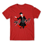 Izaya – Durarara!! Red Men's T-shirt for Anime, Durarara