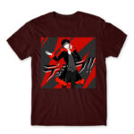 Izaya – Durarara!! x2 Burgundy Men's Tee for Anime, Durarara