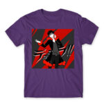 Izaya – Durarara!! x2 Dark Purple Men's Tee for Anime, Durarara