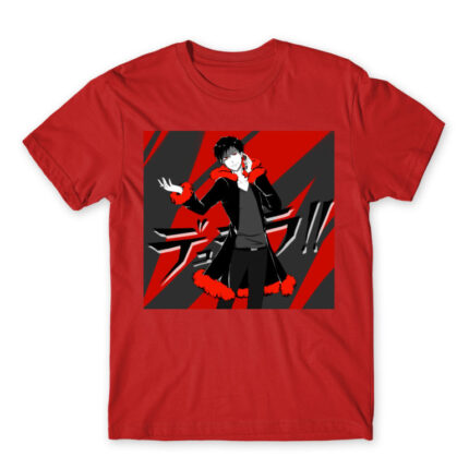 Izaya – Durarara!! x2 Red Men's Tee for Anime, Durarara