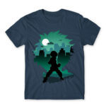 Izuku silhouette Denim Men's Tee for Anime, My Hero Academia