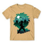 Izuku silhouette Sand Men's T-shirt for Anime, My Hero Academia