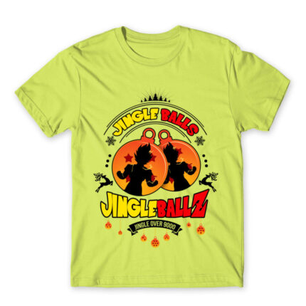 Jingle Ballz Apple Green Men's Tee for Anime, Dragon Ball