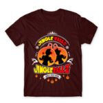 Jingle Ballz Burgundy Men's Tee for Anime, Dragon Ball