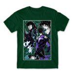 Jinwoo Transform Bottle Green Men's T-shirt for Anime, Solo Leveling