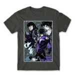 Jinwoo Transform Dark Grey Men's T-shirt for Anime, Solo Leveling