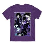 Jinwoo Transform Dark Purple Men's Tee for Anime, Solo Leveling