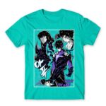 Jinwoo Transform Turquoise Men's T-shirt for Anime, Solo Leveling