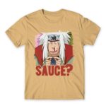 Jiraiya – Sauce? Sand Men's T-shirt for Anime, Naruto