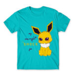 Jolteon – Eeveelution series Atoll Blue Men's T-shirt for Anime, Pokemon