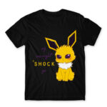 Jolteon – Eeveelution series Black Men's Tee for Anime, Pokemon