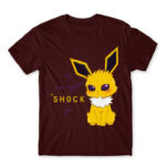 Jolteon – Eeveelution series Burgundy Men's Tee for Anime, Pokemon