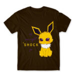 Jolteon – Eeveelution series Chocolate Men's Tee for Anime, Pokemon