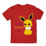 Jolteon – Eeveelution series Red Men's Tee for Anime, Pokemon