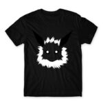 Jolteon face Black Men's T-shirt for Anime, Pokemon