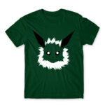Jolteon face Bottle Green Men's Tee for Anime, Pokemon