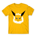 Jolteon face Gold Men's Tee for Anime, Pokemon