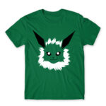 Jolteon face Kelly Green Men's T-shirt for Anime, Pokemon