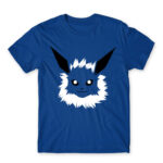 Jolteon face Royal Blue Men's T-shirt for Anime, Pokemon