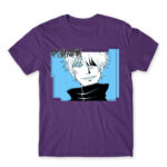 Jujutsu Kaisen – Gojo Satoru Dark Purple Men's T-shirt for Anime, Otaku