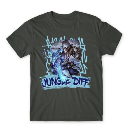Jungle diff Dark Grey Men's Tee for Gaming, League Of Legends