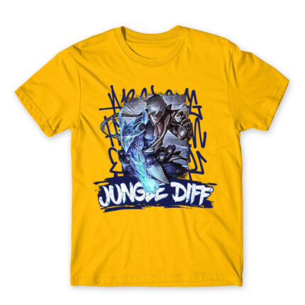 Jungle diff Gold Men's Tee for Gaming, League Of Legends