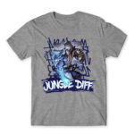 Jungle diff Grey Melange Men's Tee for Gaming, League Of Legends