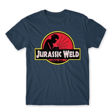 Jurassic Weld Denim Men's T-shirt for Welder, Work