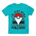 Just here for the Pokemon Atoll Blue Men's Tee for Anime, Pokemon