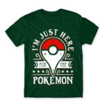 Just here for the Pokemon Bottle Green Men's Tee for Anime, Pokemon