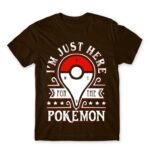 Just here for the Pokemon Chocolate Men's Tee for Anime, Pokemon
