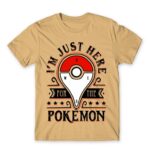 Just here for the Pokemon Sand Men's Tee for Anime, Pokemon
