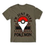Just here for the Pokemon Zinc Men's Tee for Anime, Pokemon