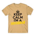 Just relax, I’m a taxi driver Sand Men's Tee for Taxi Driver, Work