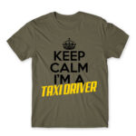 Just relax, I’m a taxi driver Zinc Men's Tee for Taxi Driver, Work