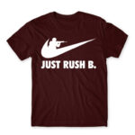 Just rush B Burgundy Men's Tee