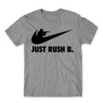 Just rush B Grey Melange Men's Tee