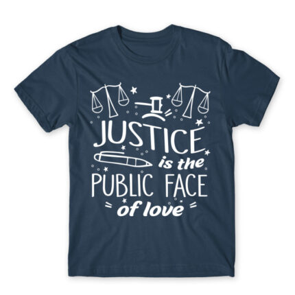 Justice Denim Men's T-shirt for Lawyer, Work