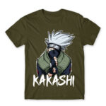 Kakashi graphic Army Men's Tee for Anime, Naruto