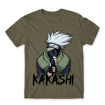 Kakashi graphic Zinc Men's T-shirt for Anime, Naruto