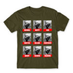 Kakashi mood Army Men's Tee for Anime, Naruto