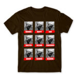 Kakashi mood Chocolate Men's T-shirt for Anime, Naruto